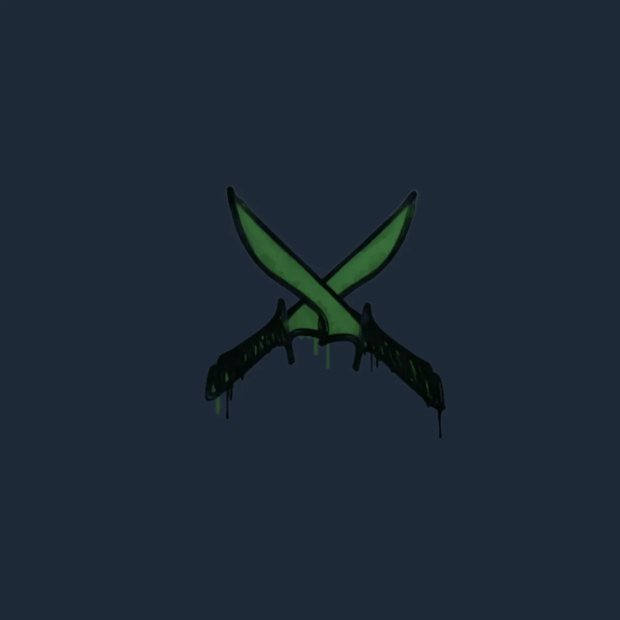 Sealed Graffiti | X-Knives (Jungle Green)