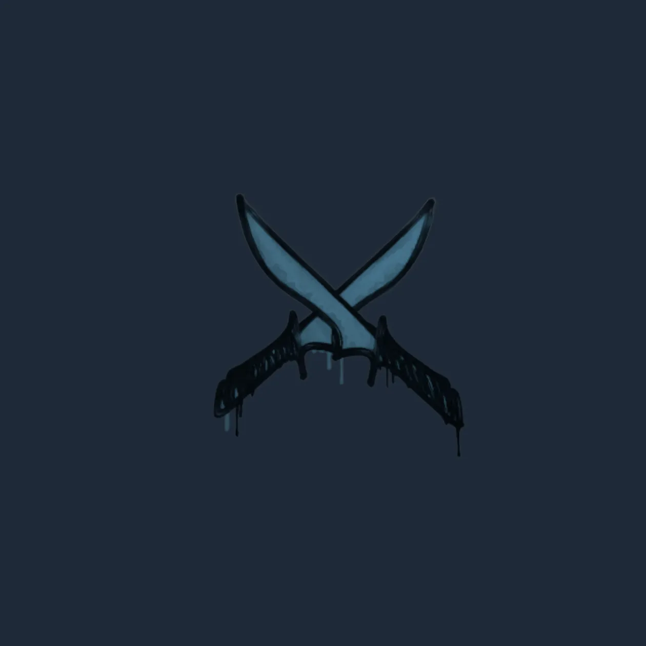 Sealed Graffiti | X-Knives (Monarch Blue)