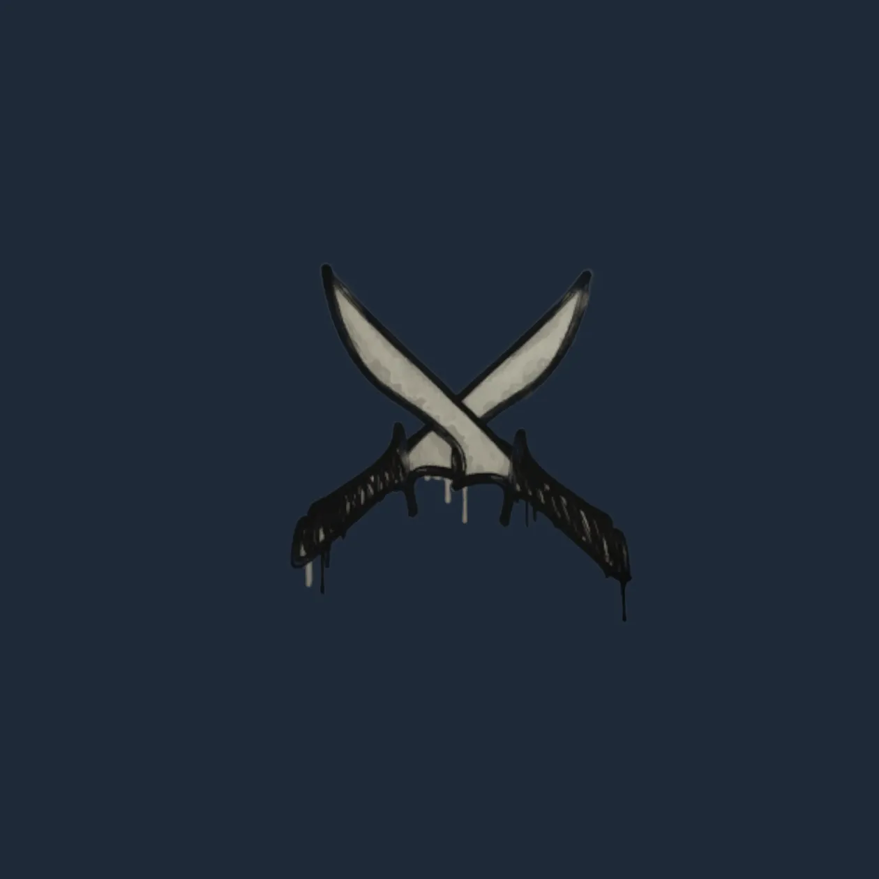 Sealed Graffiti | X-Knives (Shark White)