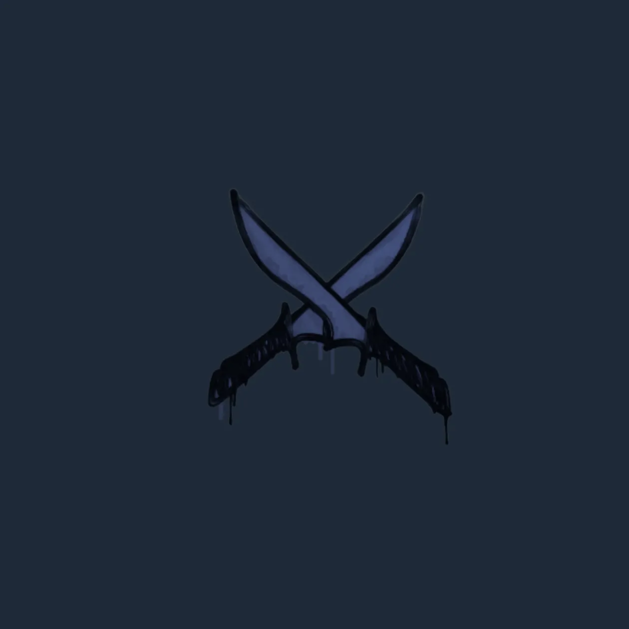 Sealed Graffiti | X-Knives (Swat Blue)