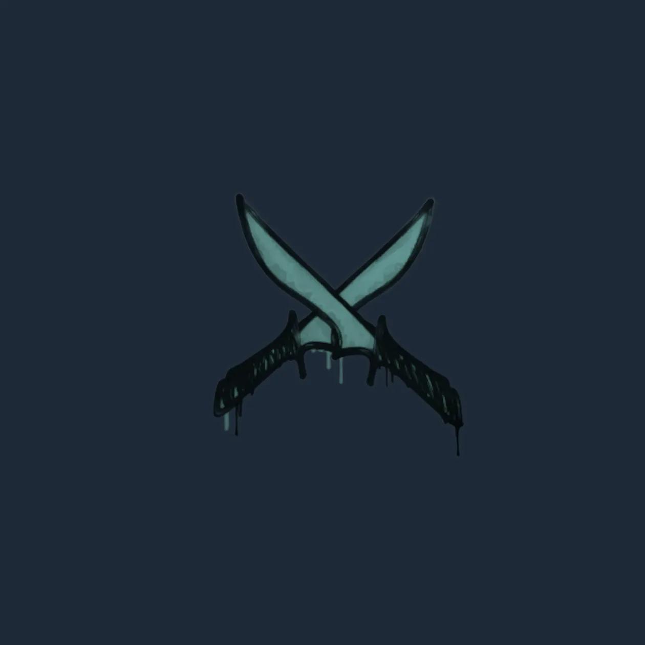 Sealed Graffiti | X-Knives (Wire Blue)
