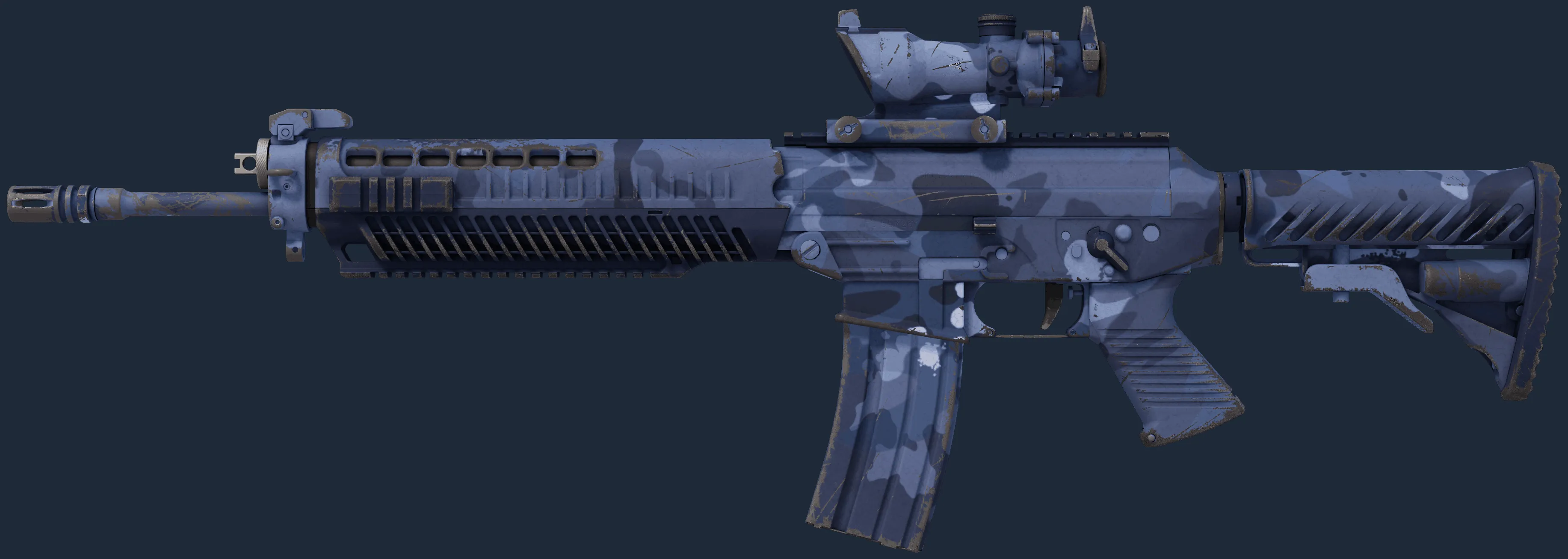 SG 553 | Night Camo (Field-Tested)