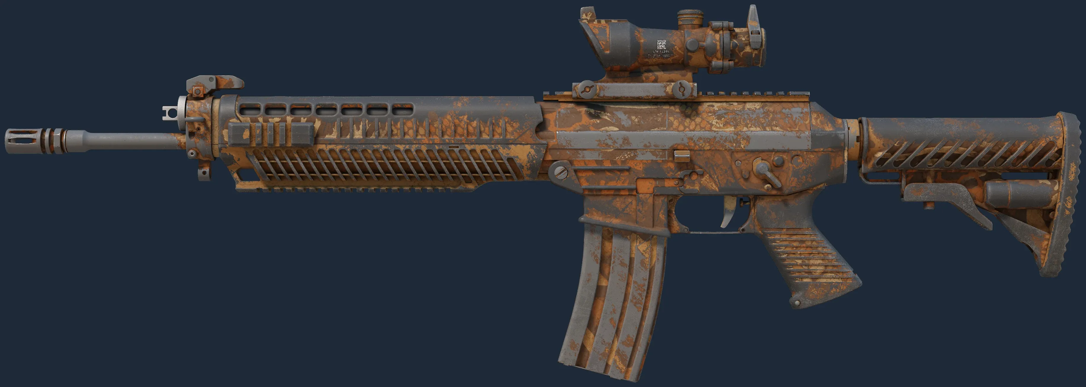SG 553 | Safari Print (Battle-Scarred)