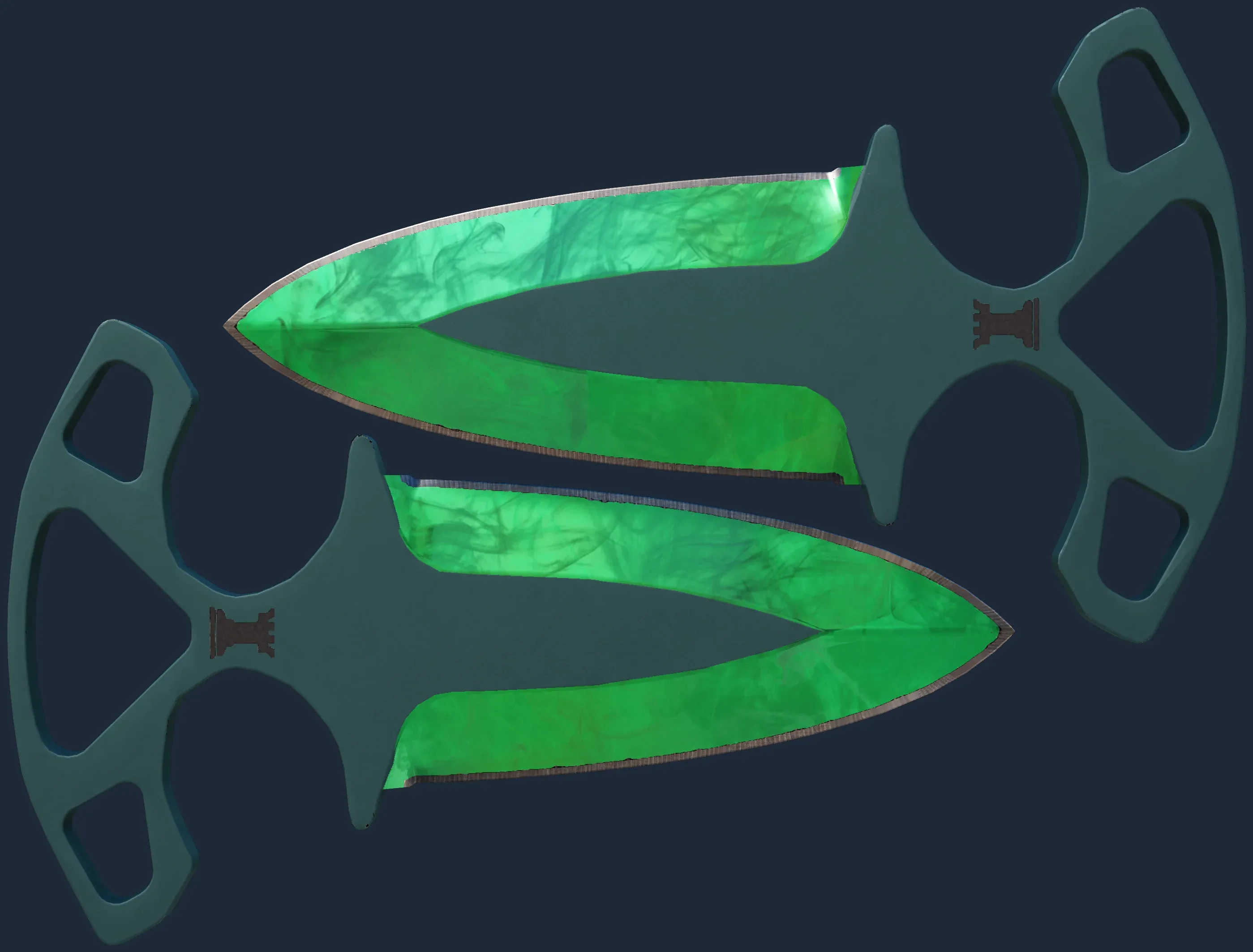 ★ Shadow Daggers | Gamma Doppler Emerald (Minimal Wear)