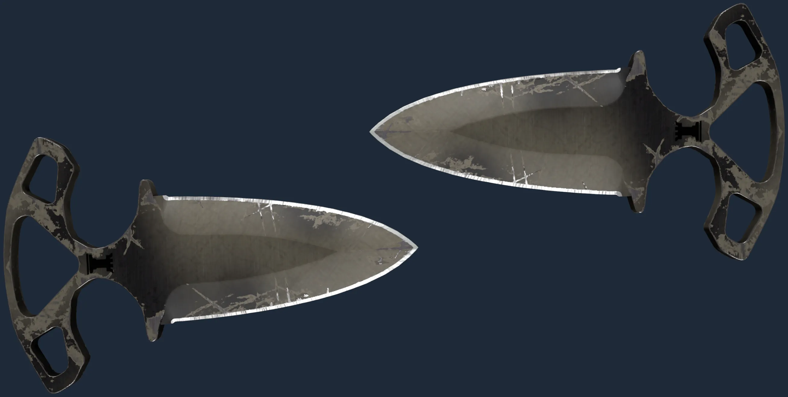 ★ Shadow Daggers | Scorched (Well-Worn)