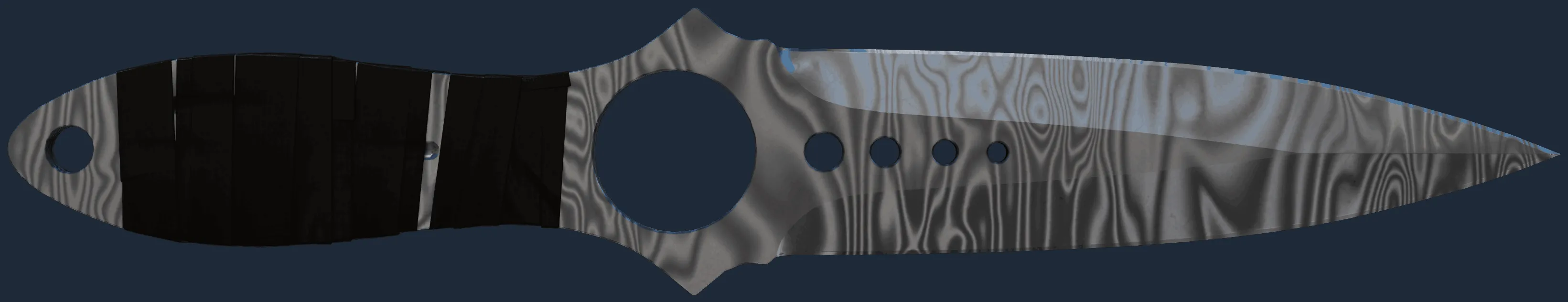 ★ Skeleton Knife | Damascus Steel (Minimal Wear)