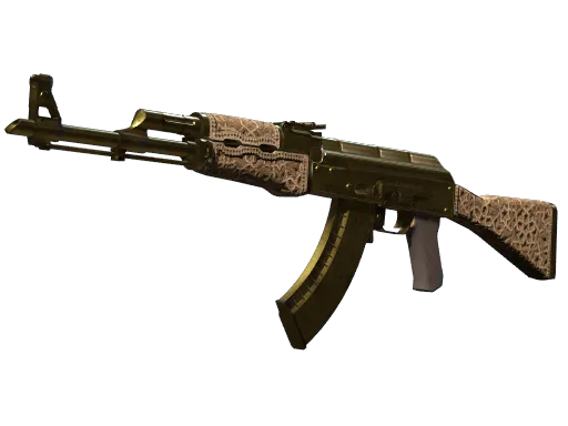 Souvenir AK-47 | Gold Arabesque (Battle-Scarred)