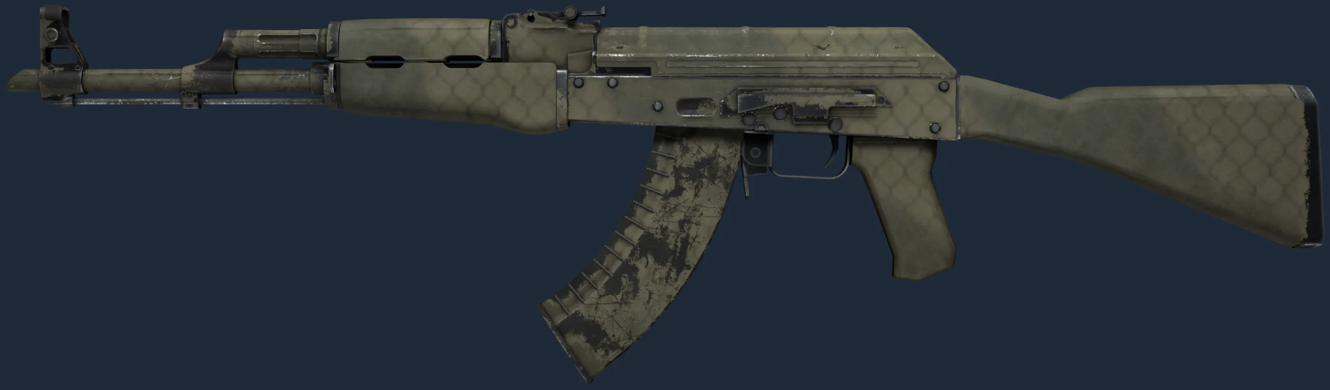 Souvenir AK-47 | Safari Mesh (Well-Worn)