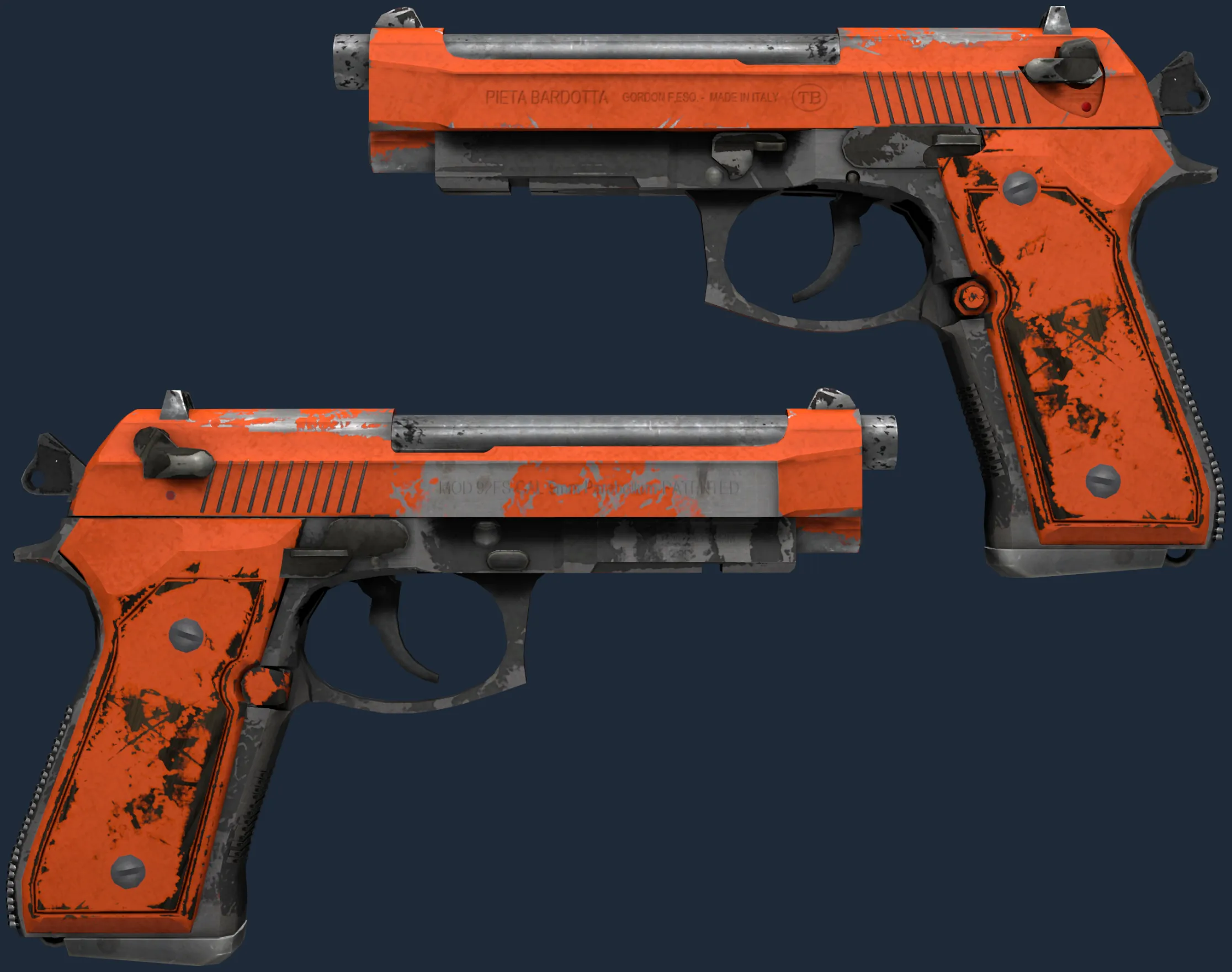 Souvenir Dual Berettas | Demolition (Well-Worn)
