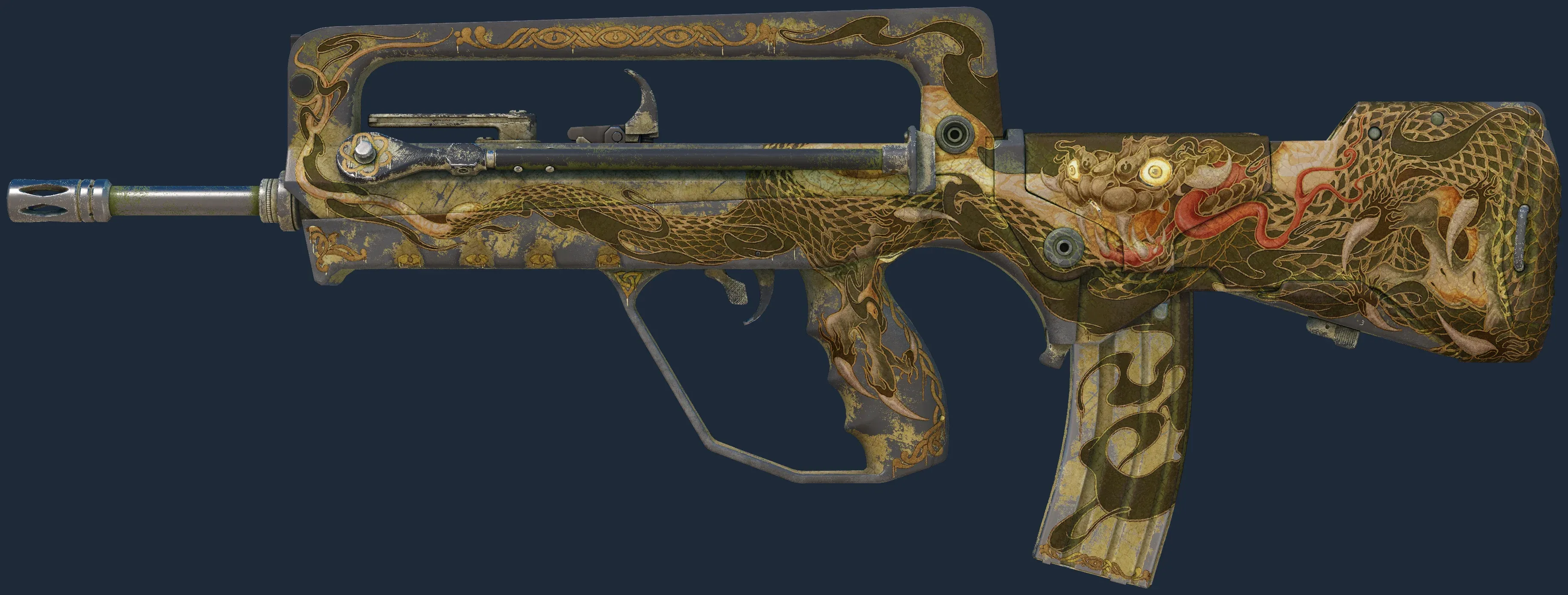 Souvenir FAMAS | Snake Song (Battle-Scarred)