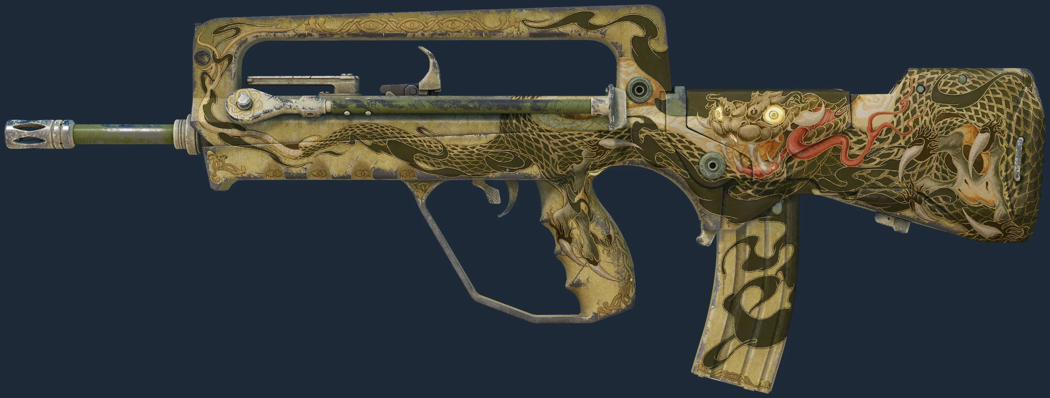 Souvenir FAMAS | Snake Song (Well-Worn) Souvenir FAMAS | Snake Song (Well-Worn)