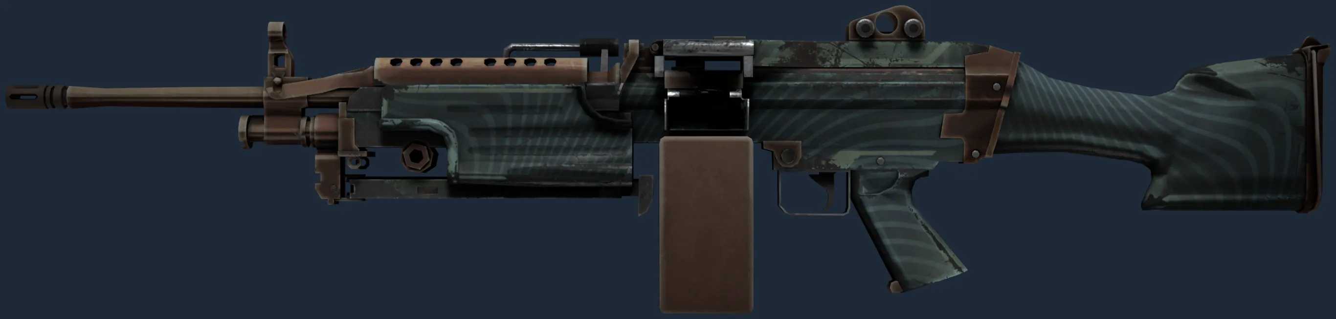 Souvenir M249 | Submerged (Well-Worn)