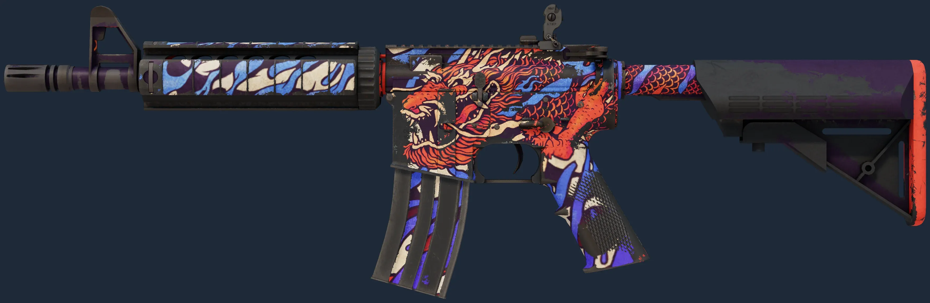 Souvenir M4A4 | 龍王 (Dragon King) (Well-Worn) Souvenir M4A4 | 龍王 (Dragon King) (Well-Worn)