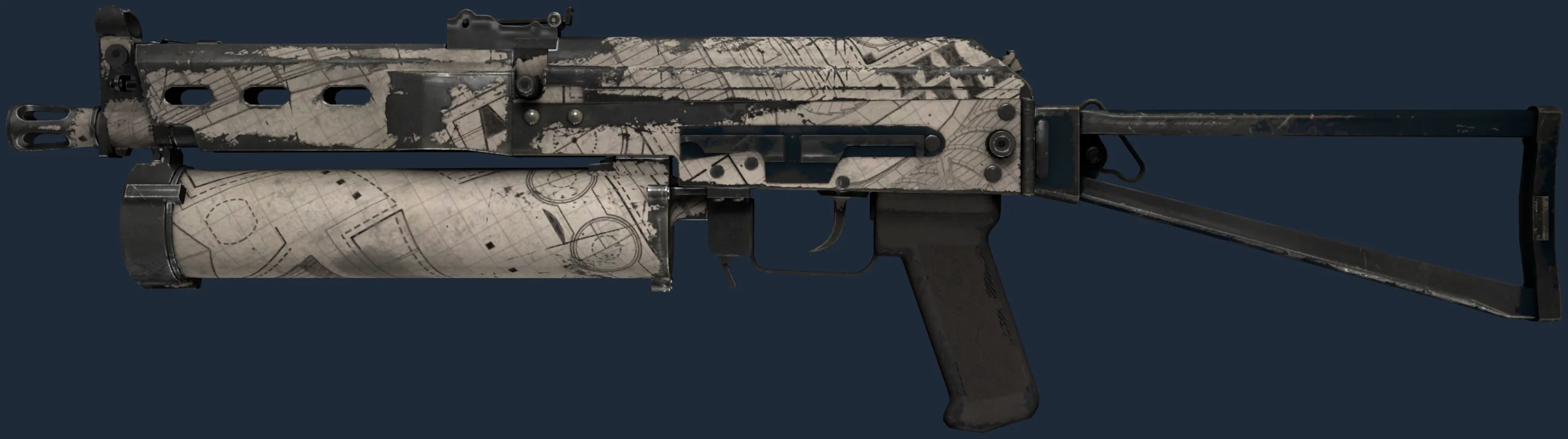 Souvenir PP-Bizon | Facility Sketch (Well-Worn)