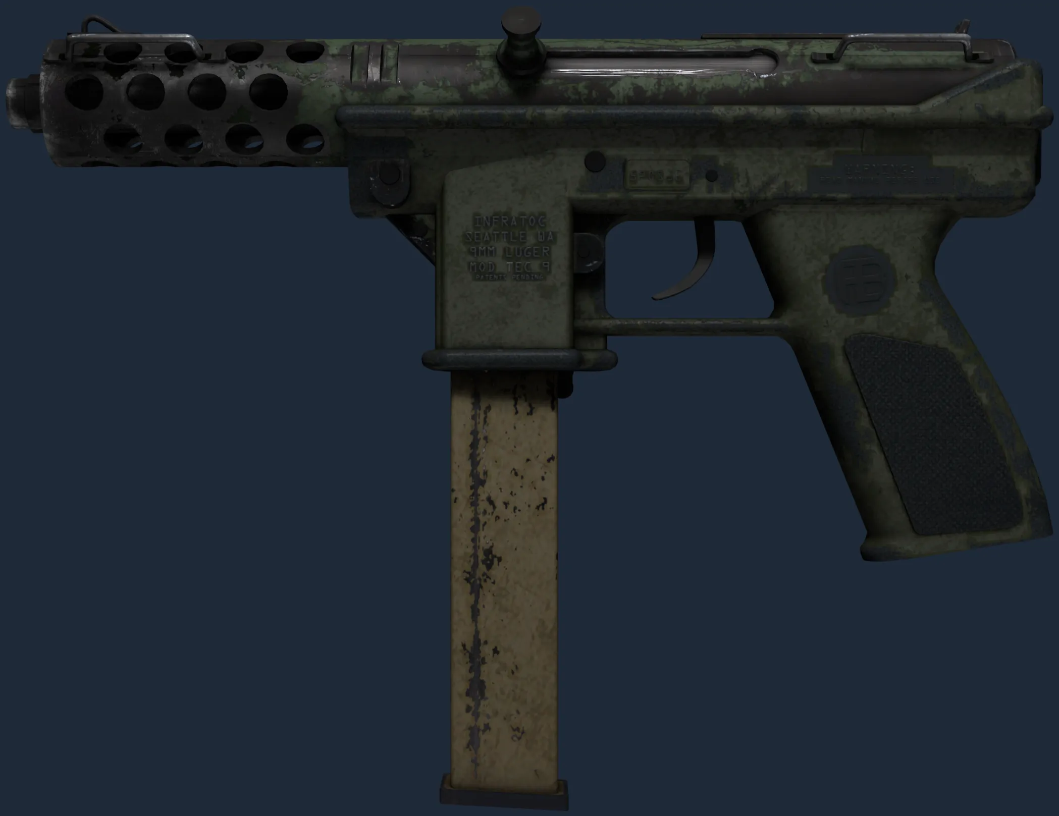 Souvenir Tec-9 | Groundwater (Battle-Scarred)