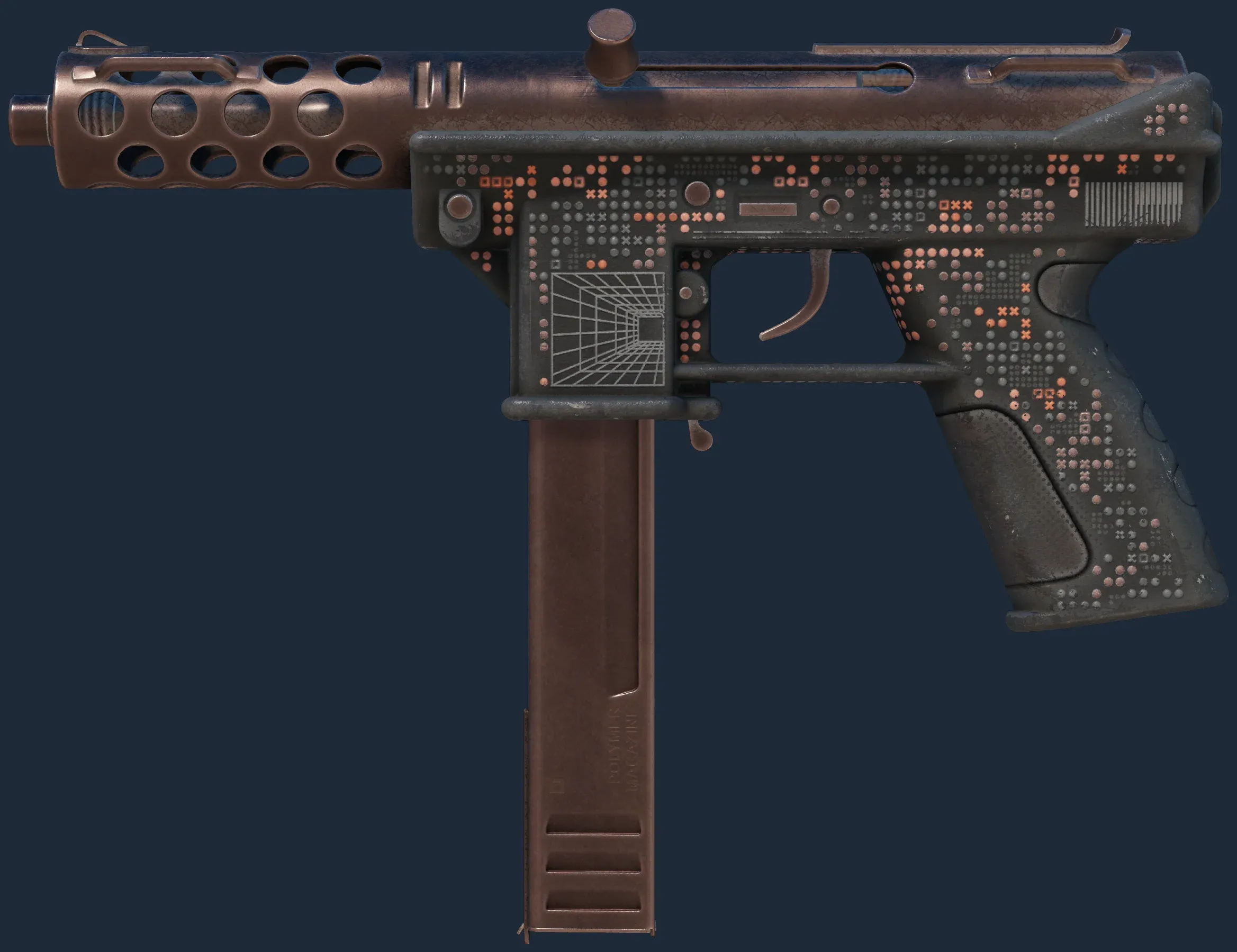 Souvenir Tec-9 | Perimeter (Well-Worn) Souvenir Tec-9 | Perimeter (Well-Worn)