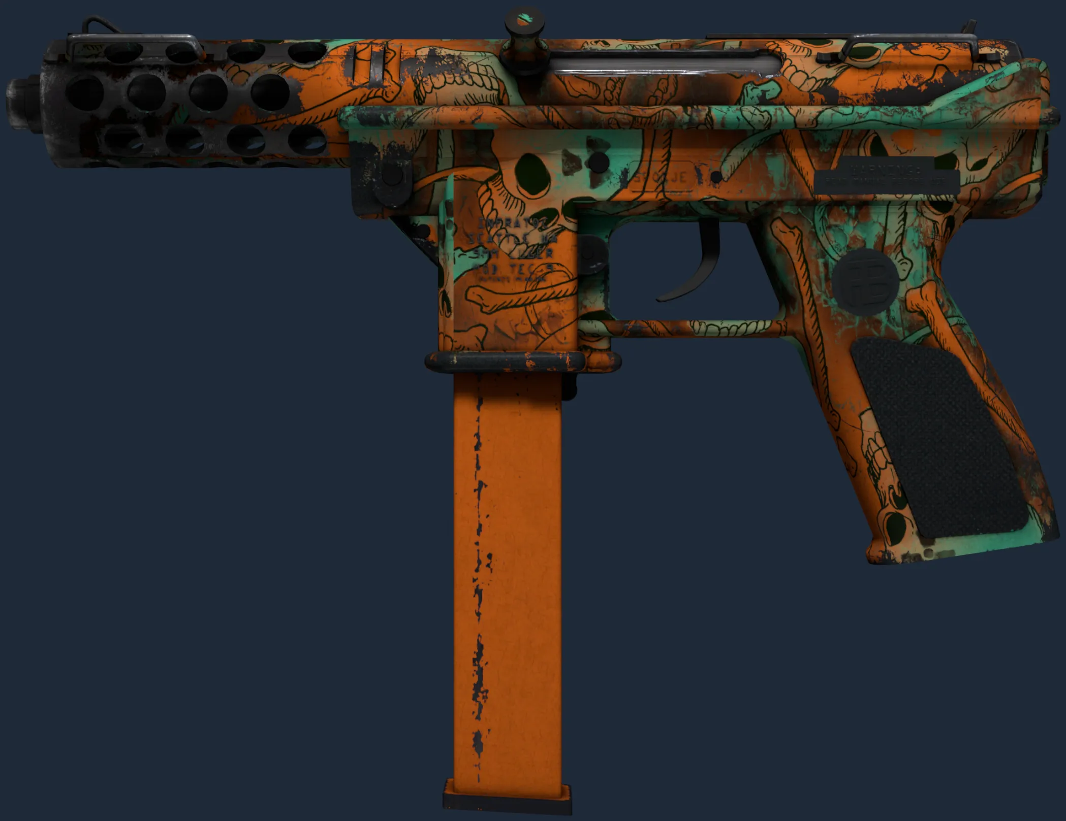 Souvenir Tec-9 | Toxic (Well-Worn)
