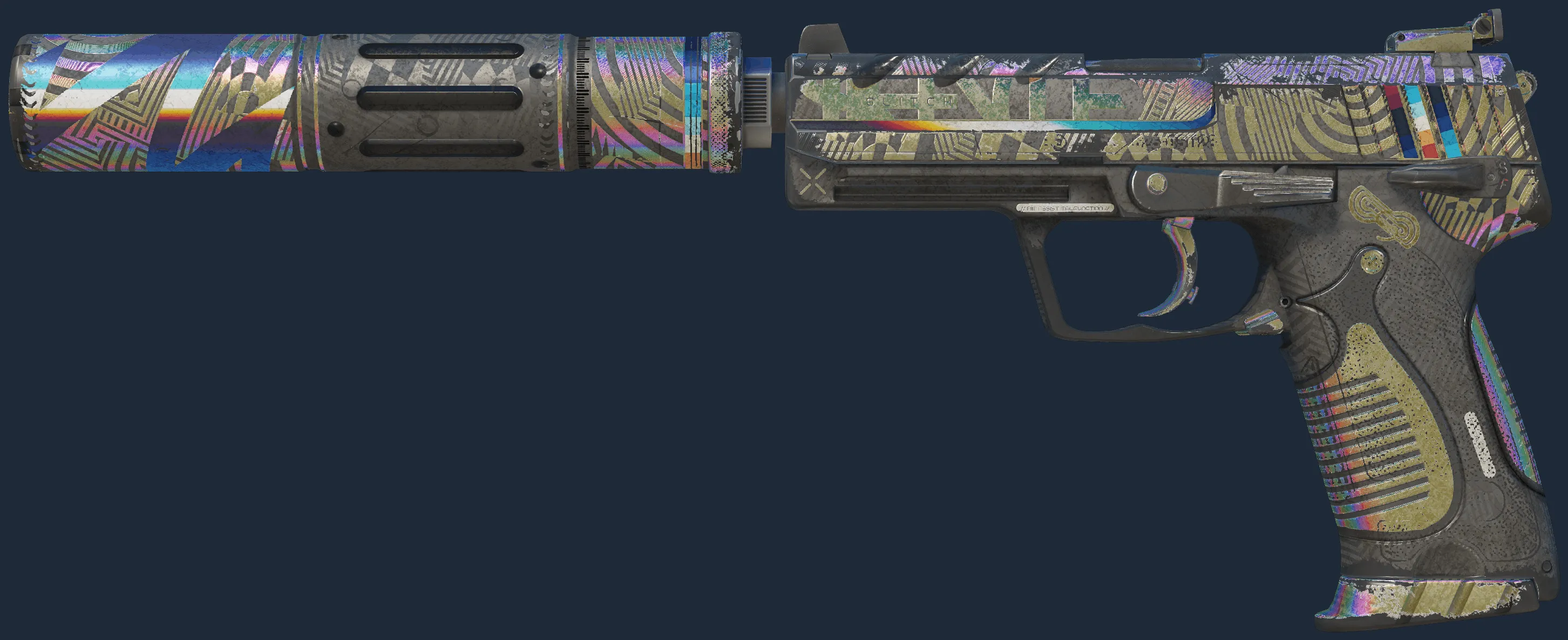 Souvenir USP-S | Spiral Glitch (Battle-Scarred)