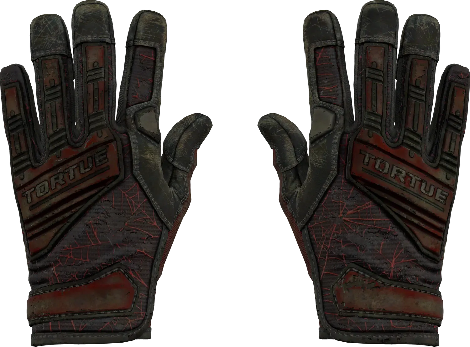 ★ Specialist Gloves | Crimson Web (Battle-Scarred)