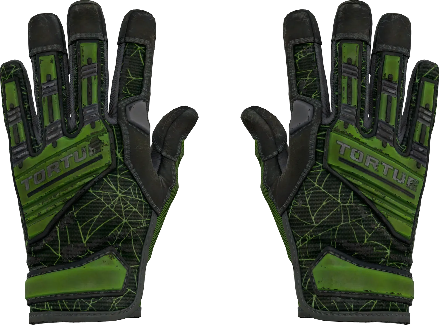 ★ Specialist Gloves | Emerald Web (Well-Worn)