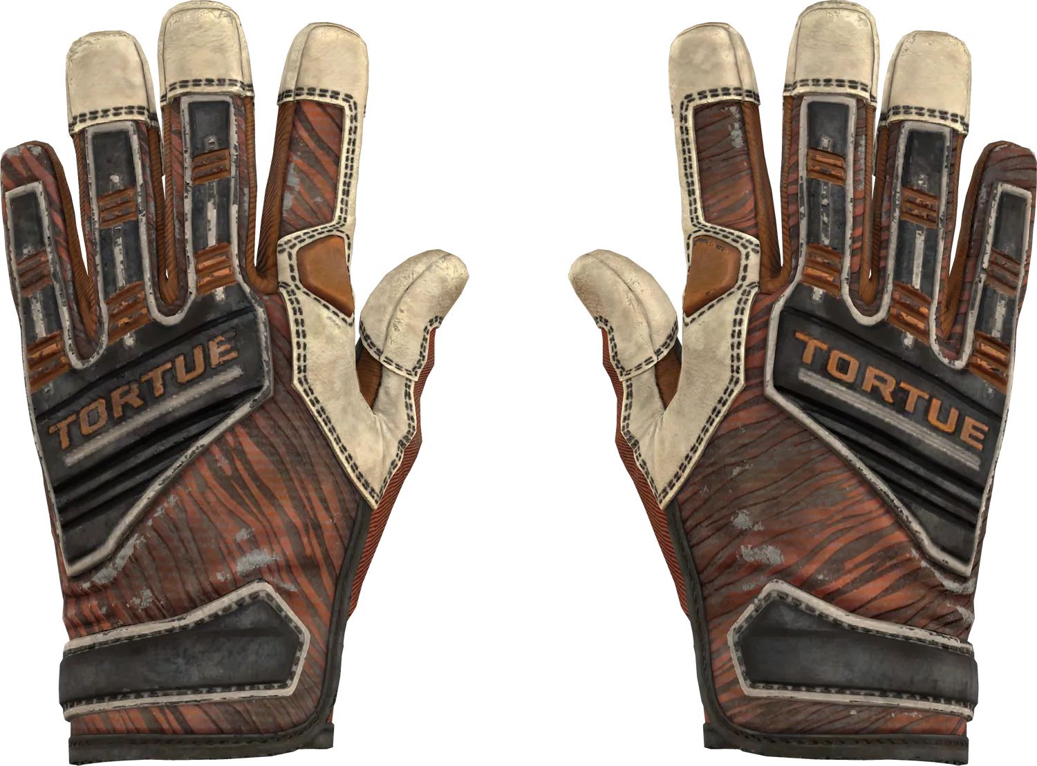 ★ Specialist Gloves | Tiger Strike (Well-Worn)