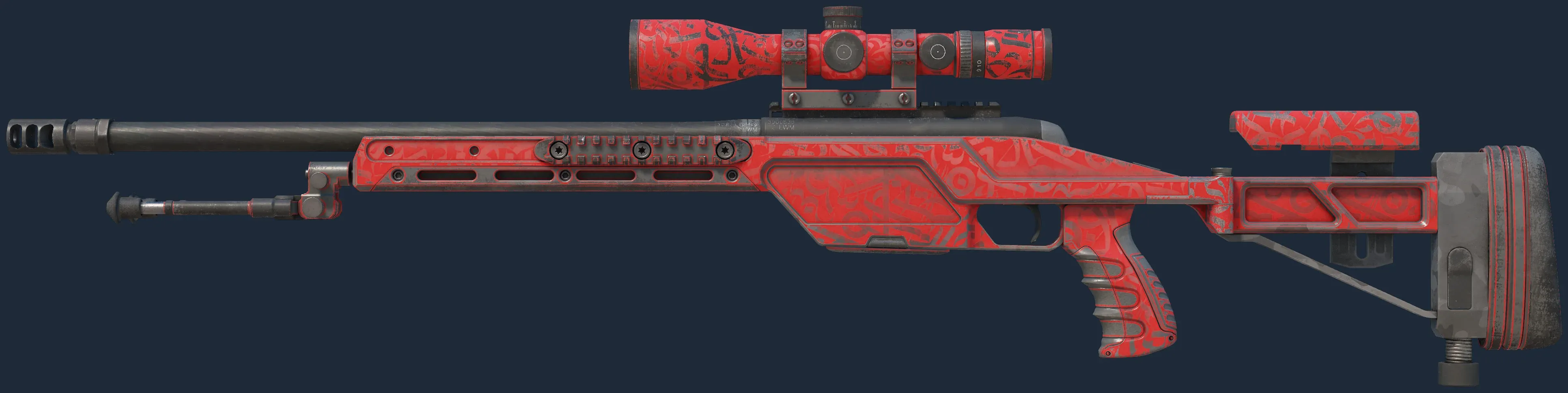 SSG 08 | Calligrafaux (Well-Worn)