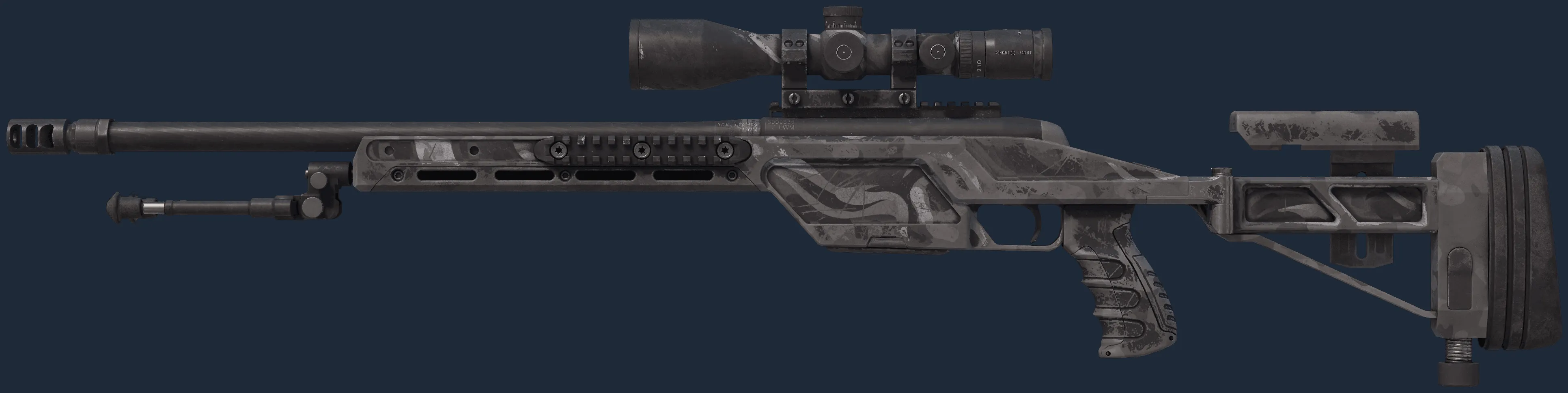 SSG 08 | Grey Smoke (Battle-Scarred)