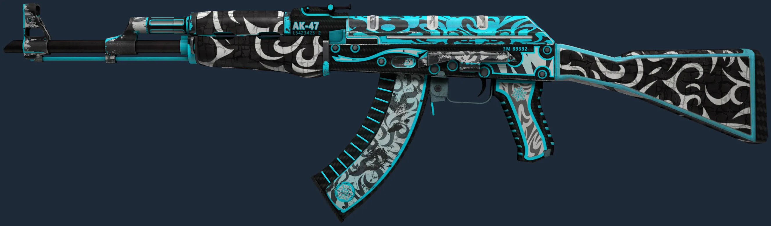 StatTrak AK-47 | Frontside Misty (Well-Worn)