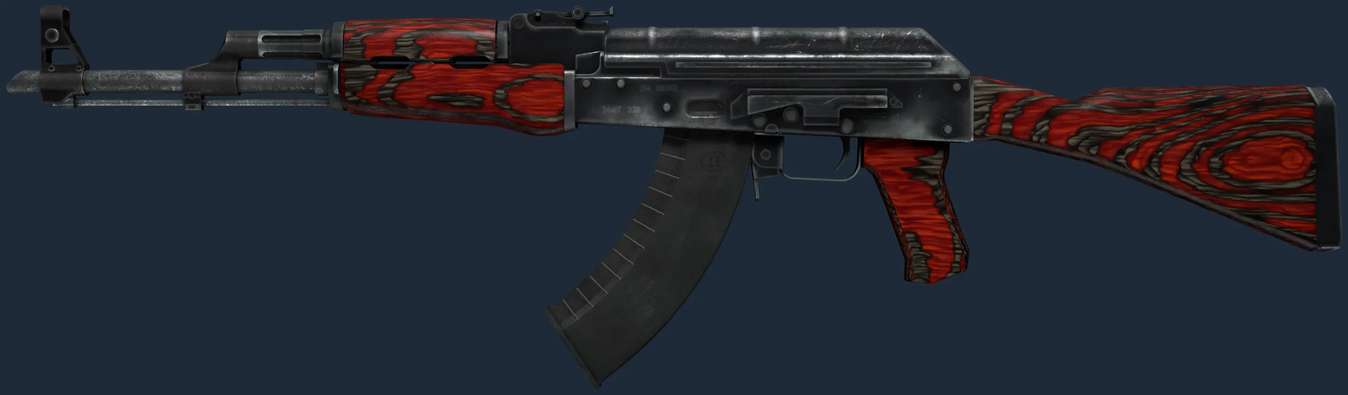 StatTrak AK-47 | Red Laminate (Battle-Scarred)