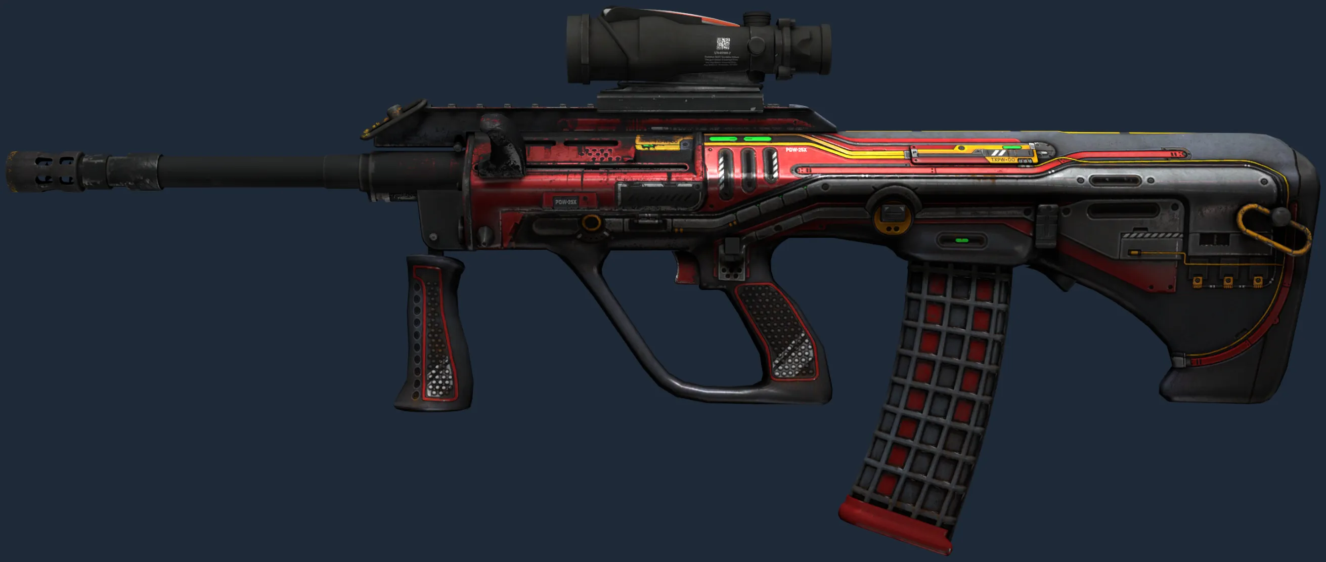 StatTrak AUG | Syd Mead (Well-Worn)