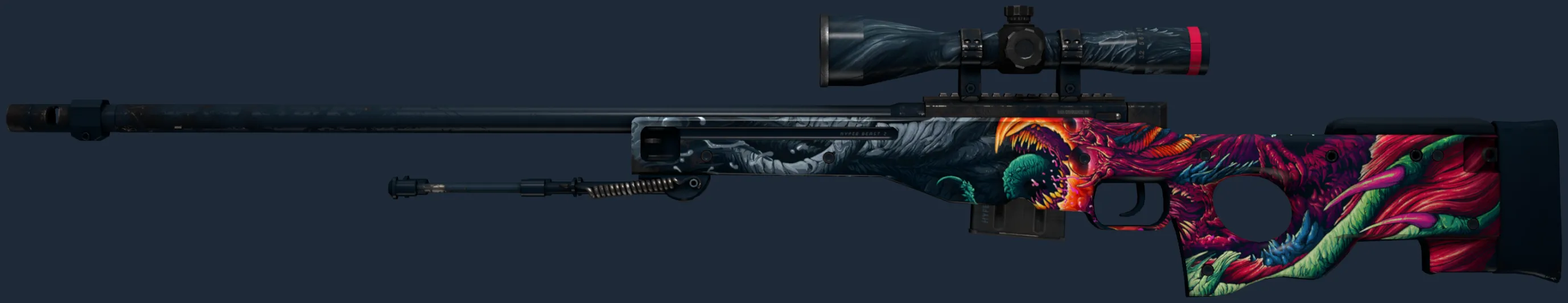 StatTrak AWP | Hyper Beast (Minimal Wear)