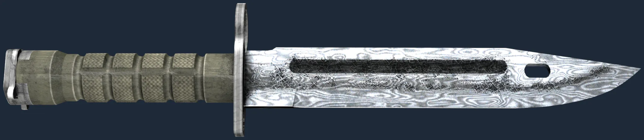 StatTrak ★ Bayonet | Damascus Steel (Battle-Scarred)