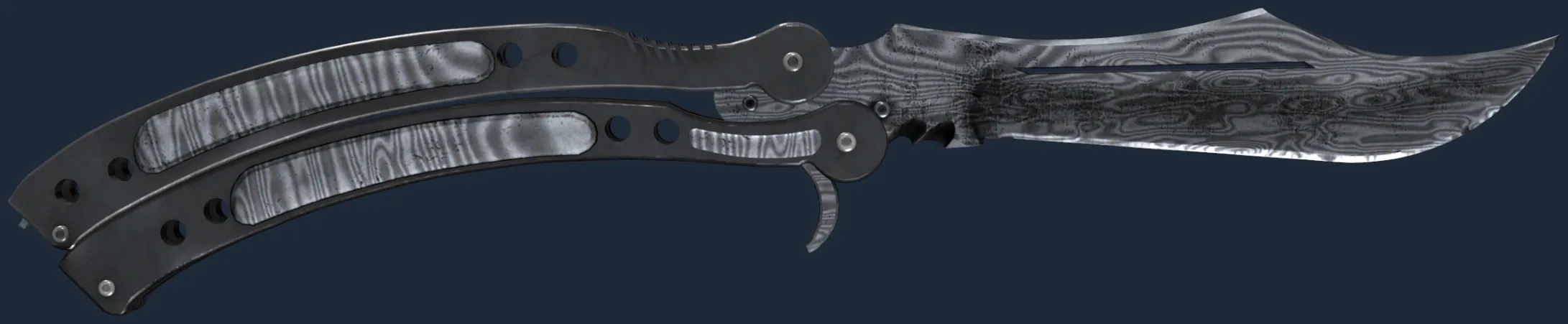 StatTrak ★ Butterfly Knife | Damascus Steel (Field-Tested)
