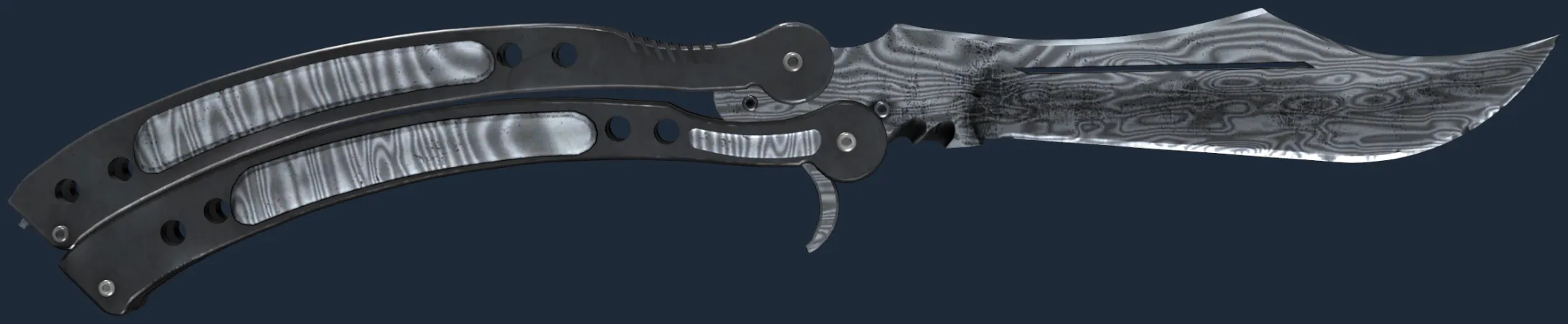 StatTrak ★ Butterfly Knife | Damascus Steel (Minimal Wear)