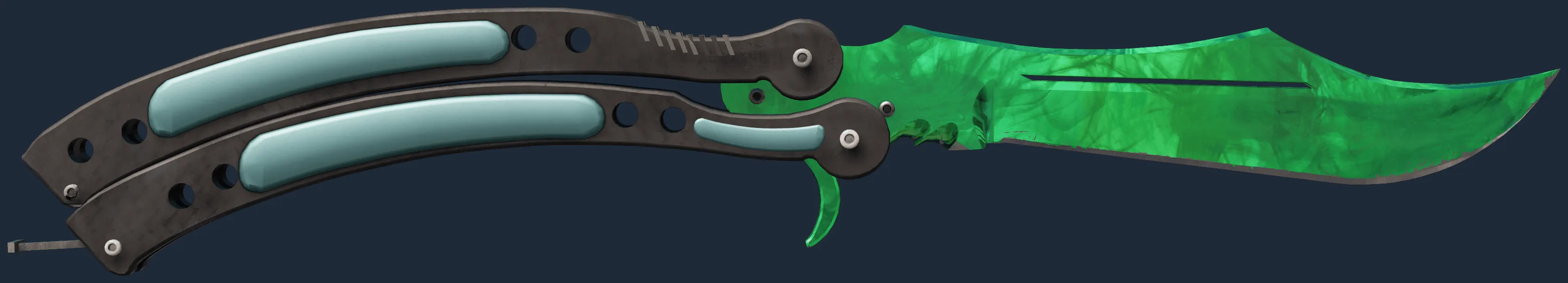 StatTrak ★ Butterfly Knife | Gamma Doppler Emerald (Minimal Wear)