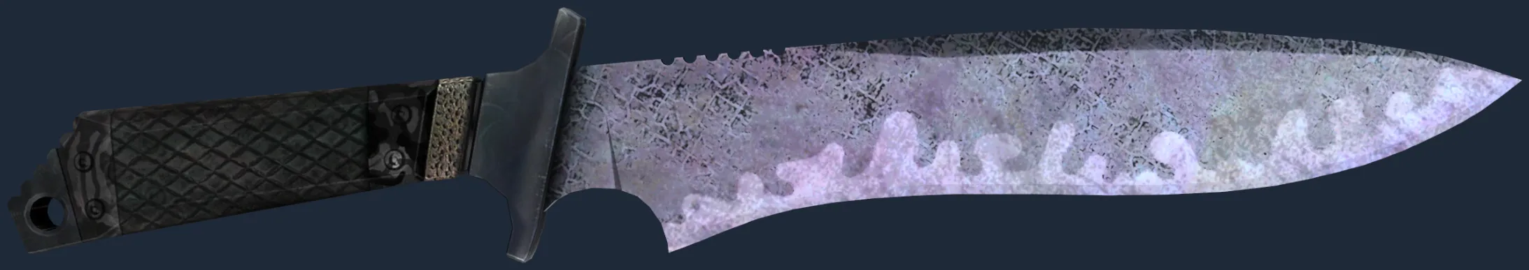 StatTrak ★ Classic Knife | Blue Steel (Well-Worn)