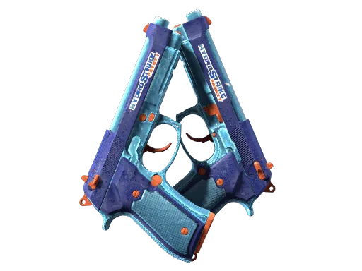 StatTrak Dual Berettas | Hydro Strike (Factory New)