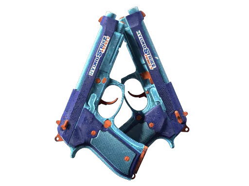 StatTrak Dual Berettas | Hydro Strike (Field-Tested)