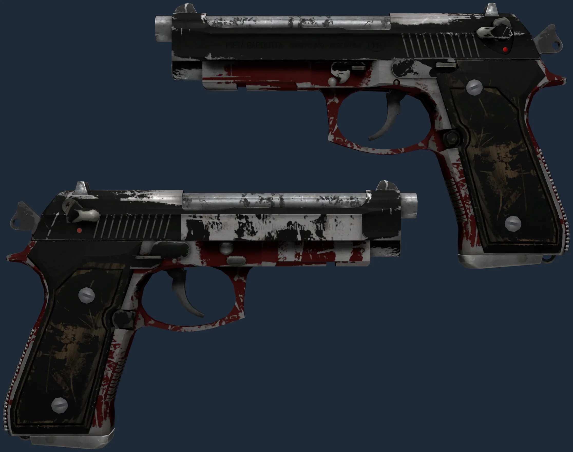 StatTrak Dual Berettas | Panther (Well-Worn)