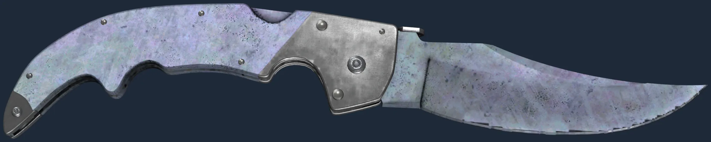 StatTrak ★ Falchion Knife | Blue Steel (Minimal Wear)