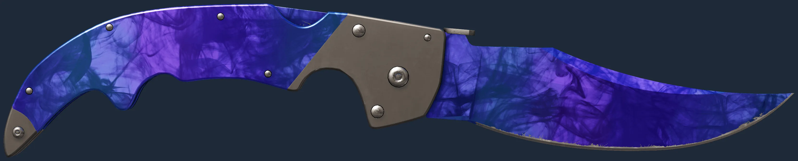 StatTrak ★ Falchion Knife | Doppler Sapphire (Minimal Wear)