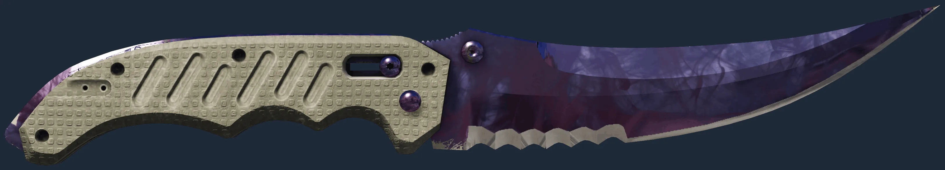 StatTrak ★ Flip Knife | Doppler Black Pearl (Minimal Wear)