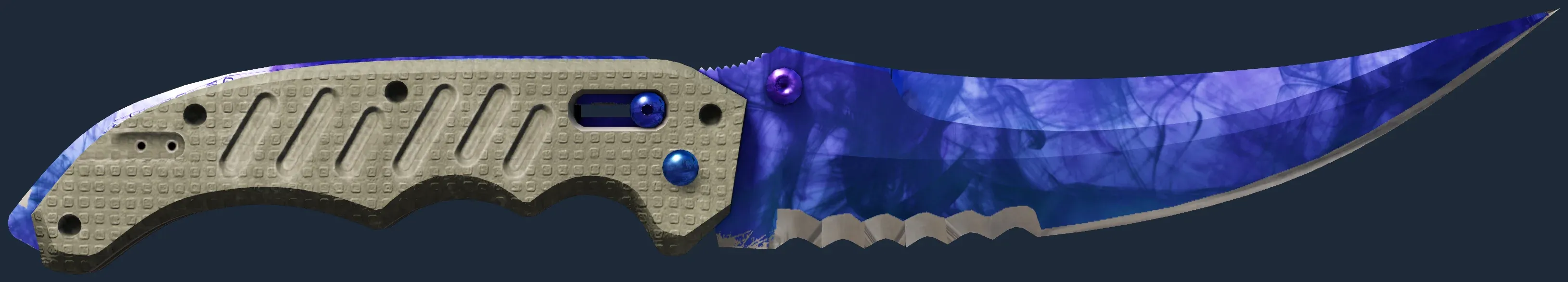 StatTrak ★ Flip Knife | Doppler Sapphire (Minimal Wear)
