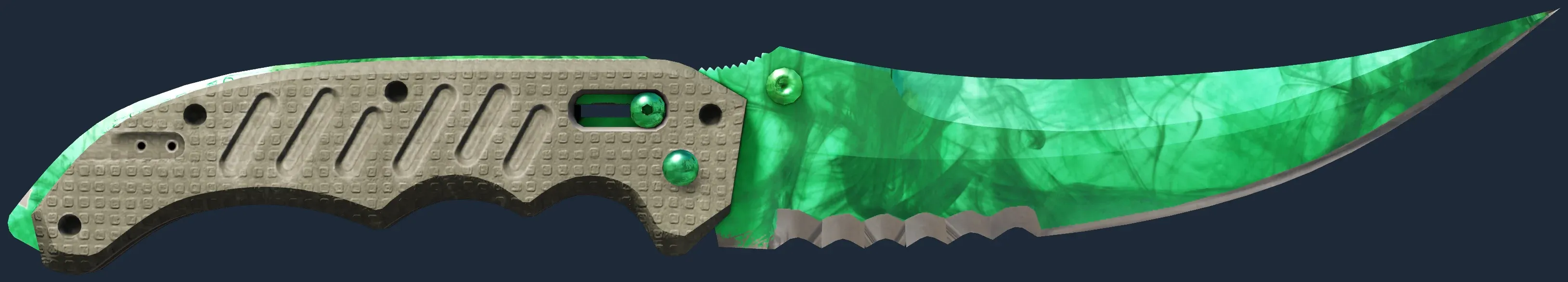 StatTrak ★ Flip Knife | Gamma Doppler Emerald (Minimal Wear)