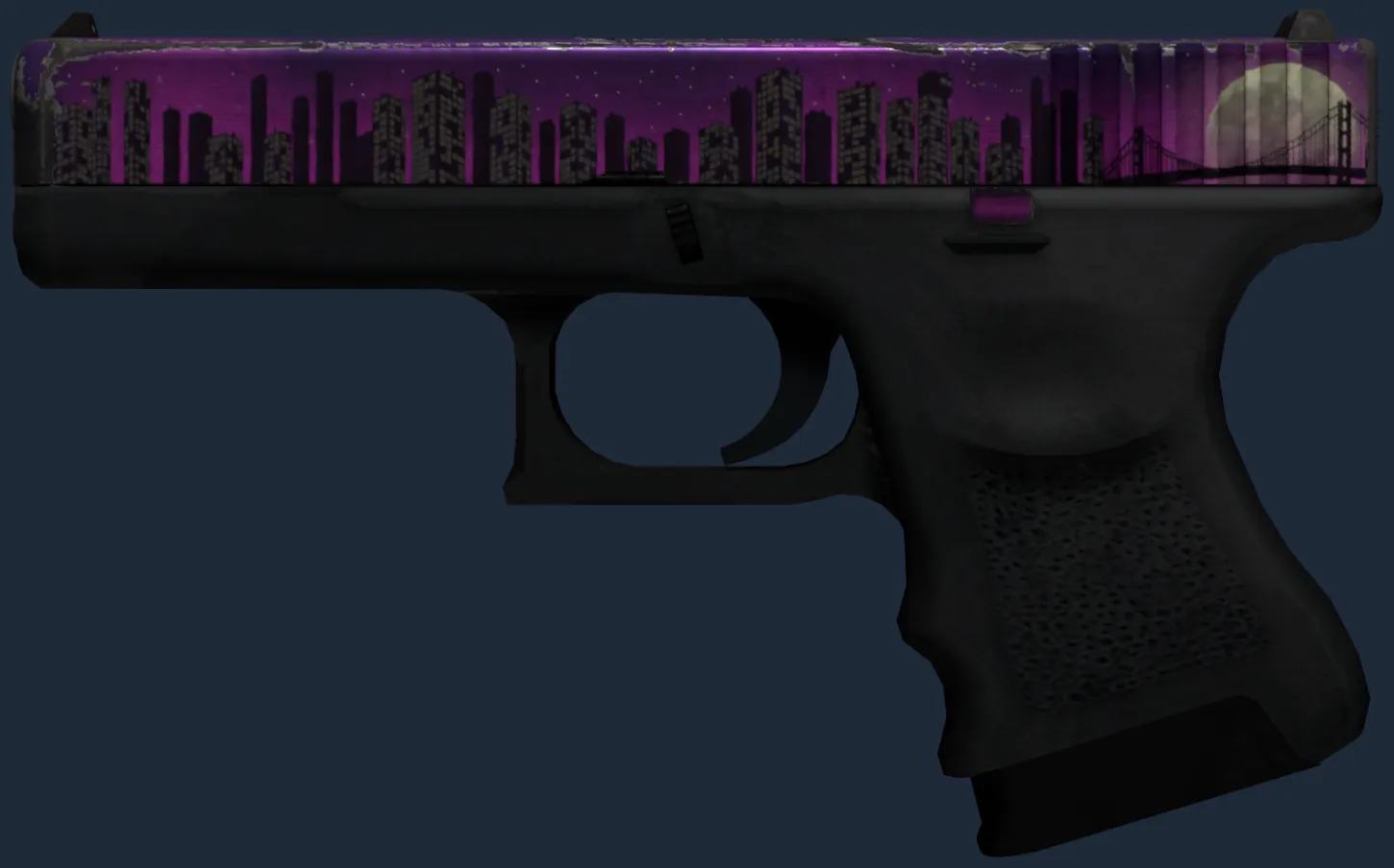 StatTrak Glock-18 | Moonrise (Well-Worn)