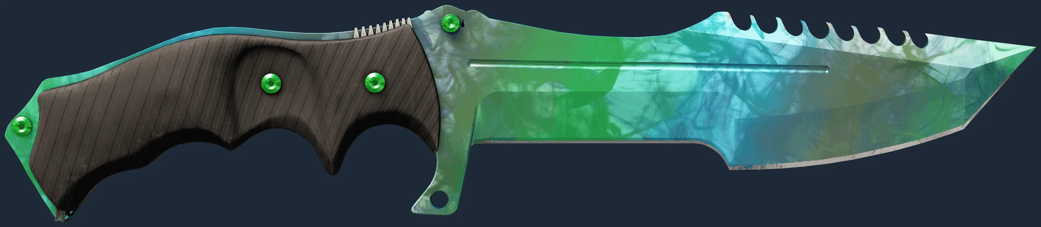 StatTrak ★ Huntsman Knife | Gamma Doppler Phase 3 (Factory New)