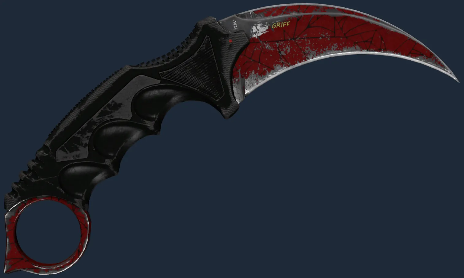 StatTrak ★ Karambit | Crimson Web (Battle-Scarred)