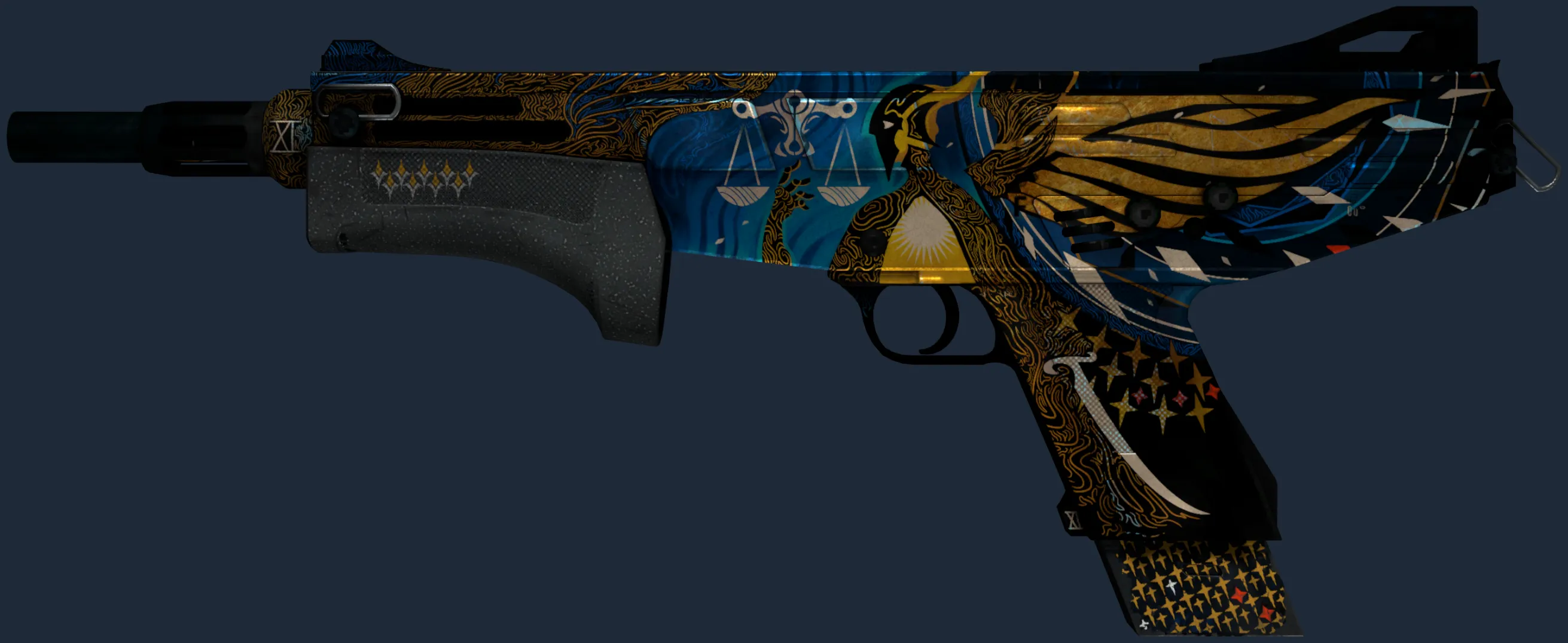StatTrak MAG-7 | Justice (Battle-Scarred)