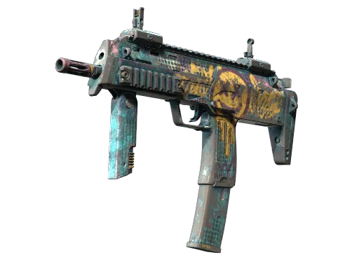 StatTrak MP7 | Just Smile (Battle-Scarred)