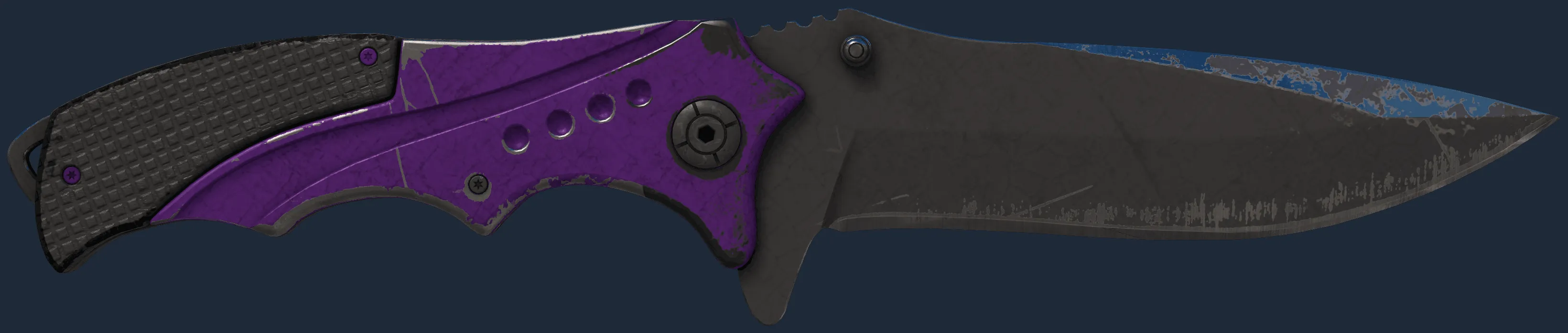 StatTrak ★ Nomad Knife | Ultraviolet (Battle-Scarred)